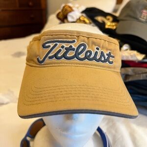 Titleist Visor with Gray Logo